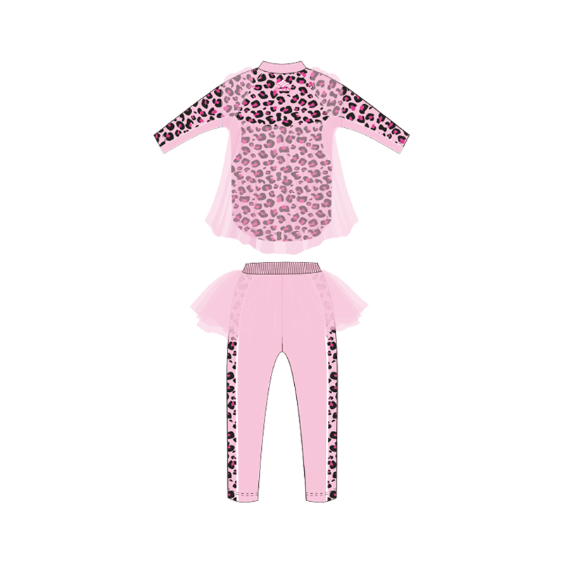 【Santic儿童定制系列】粉红豹儿骑行服套装