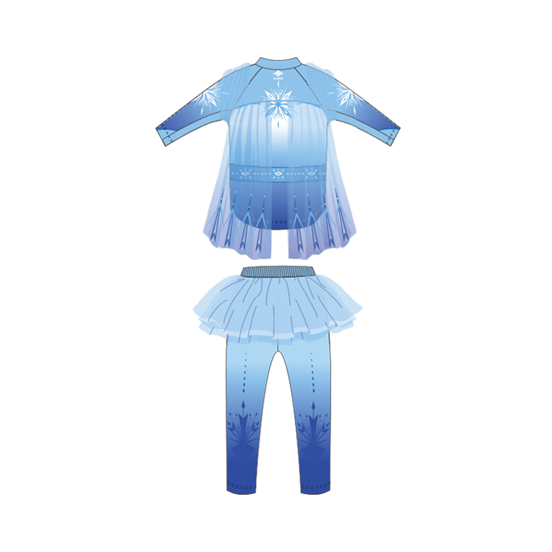 【Santic儿童定制系列】冰雪奇缘儿童长袖骑行服套装