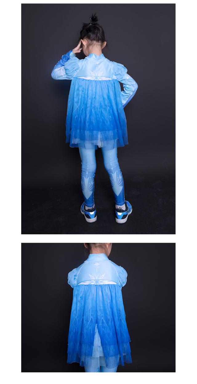 【Santic儿童定制系列】冰雪奇缘儿童长袖骑行服套装