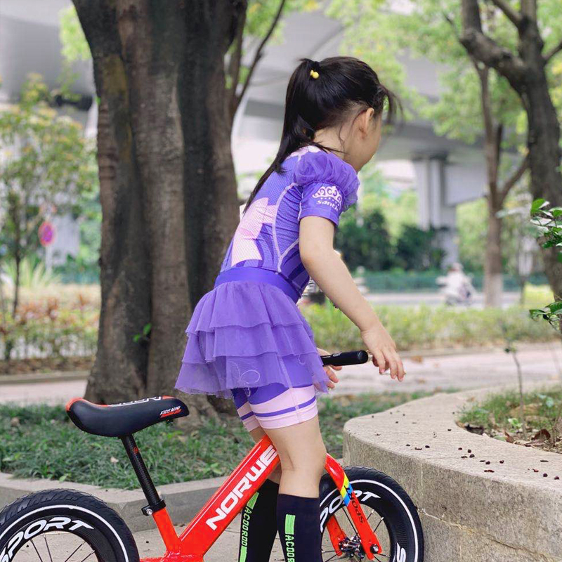 【Santic儿童定制系列】公主风 儿童女款短袖骑行服套装
